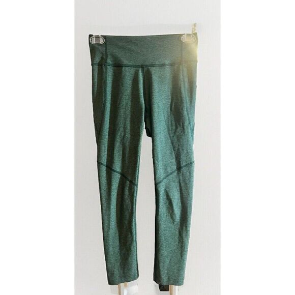 Outdoor Voices Size XS 3/4 Warm Up Leggings Hunter Green Space Dye Stretch - Picture 2 of 7
